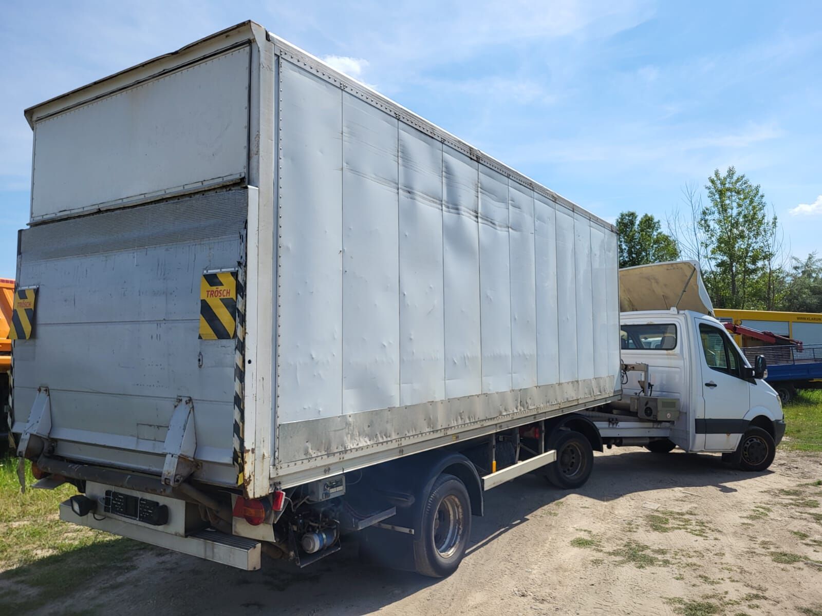 naczepa furgon Fankhauser BE Koffer Trailer + LBW Dautel 750 kg