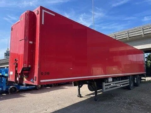 semi-remorque fourgon Fliegl LBW 2500 kgs, Thermo king CT 15 cryo tech, CO2 cryogeen koeling