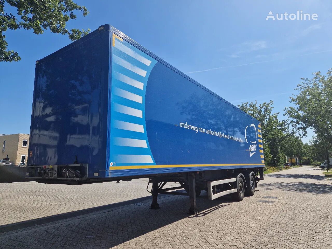 Gray & Adams 2 ass gestuurde oplegger semitrailer varebil