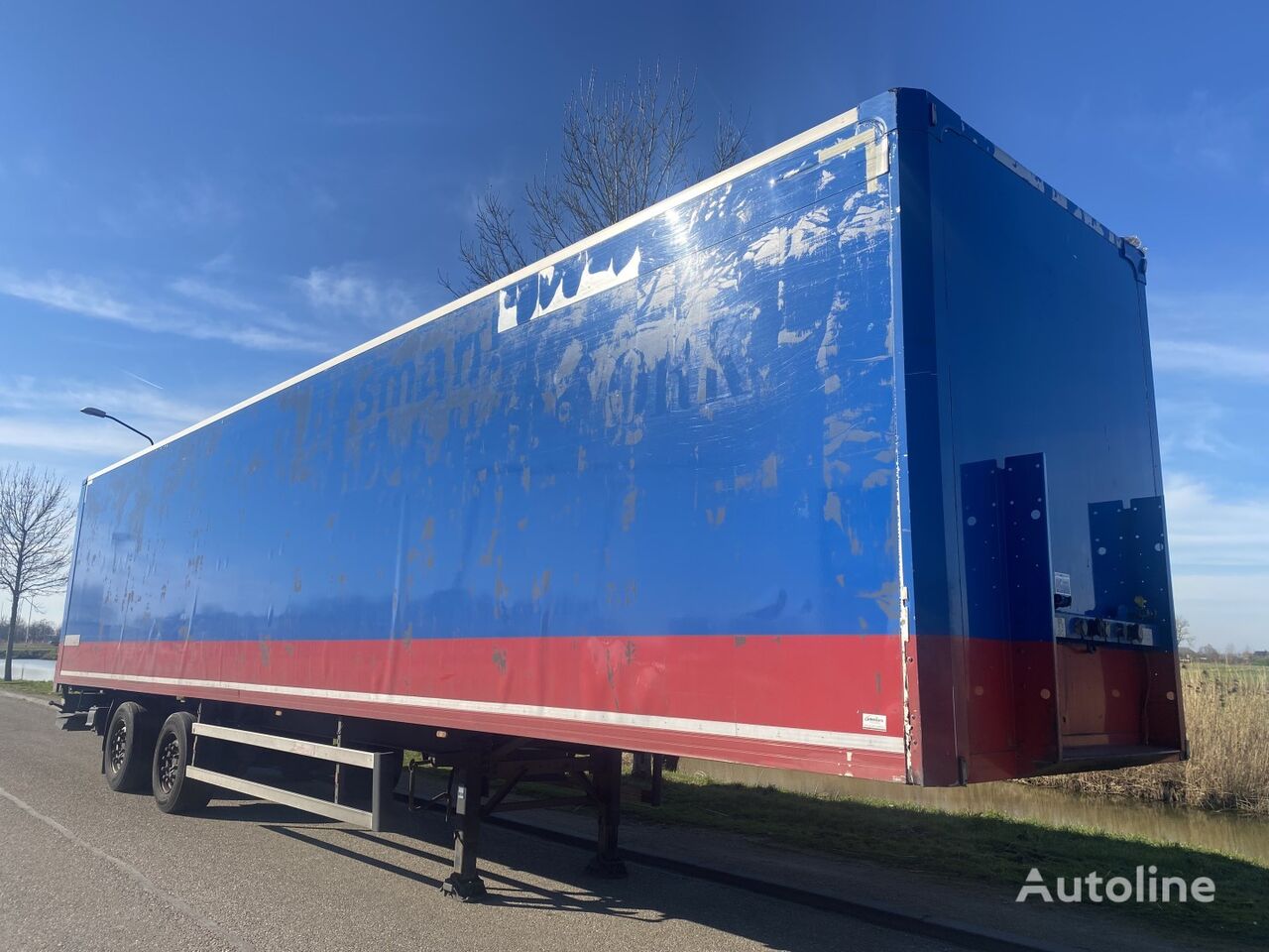 Groenewegen DRO-12-20 closed box semi-trailer