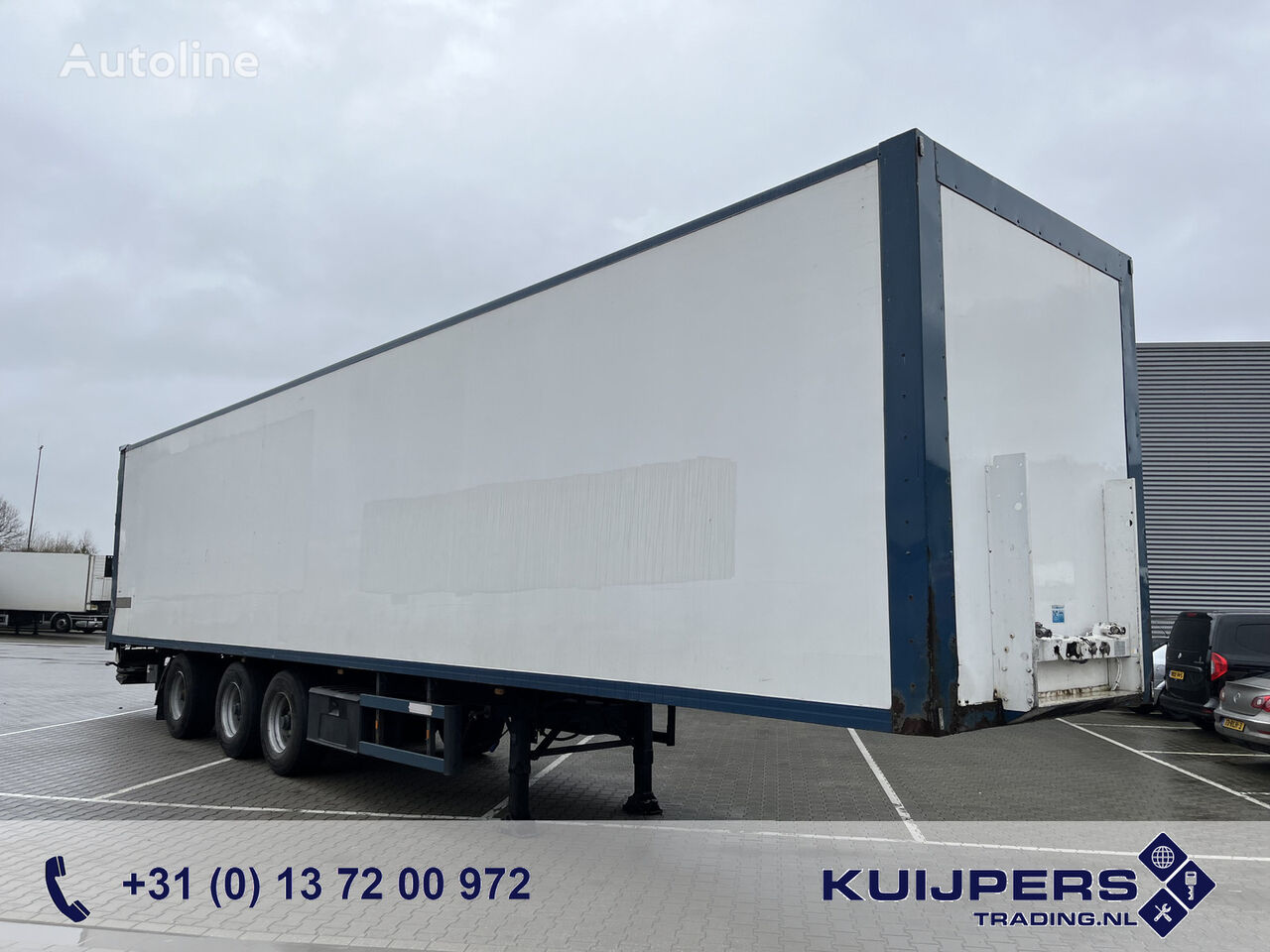 Groenewegen DRO-15-27 B / Box Trailer closed box semi-trailer