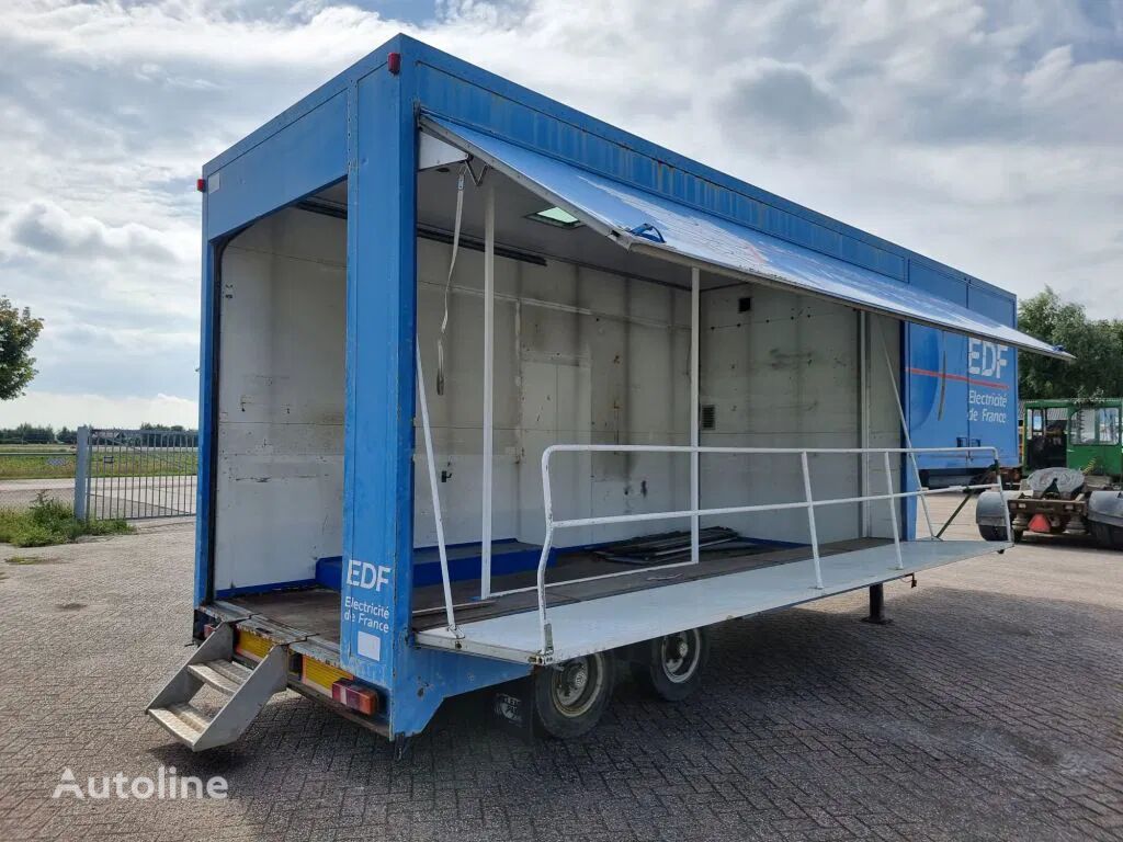 Semi-remorque fourgon Groenewegen Podiumtrailer - Racetrailer - Autoline