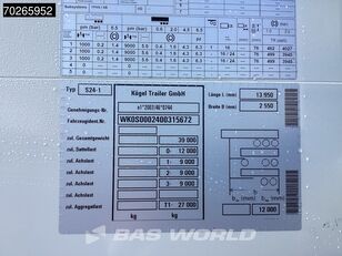 Semi-remorque fourgon Kögel S24-1 3 axles Koffer Liftachse 92m3 à vendre - Image 16 | Autoline MA Semi-remorque fourgon Kögel S24-1 3 axles Koffer Liftachse 92m3 neuf | Image 16 - Autoline