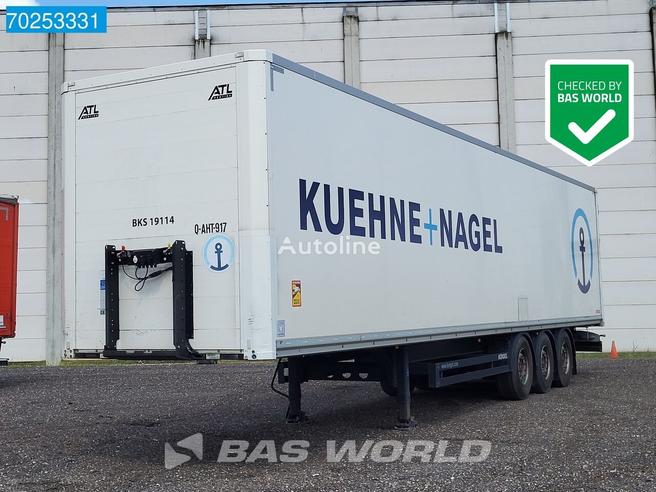 Kögel S24-1 Hardwood closed box semi-trailer