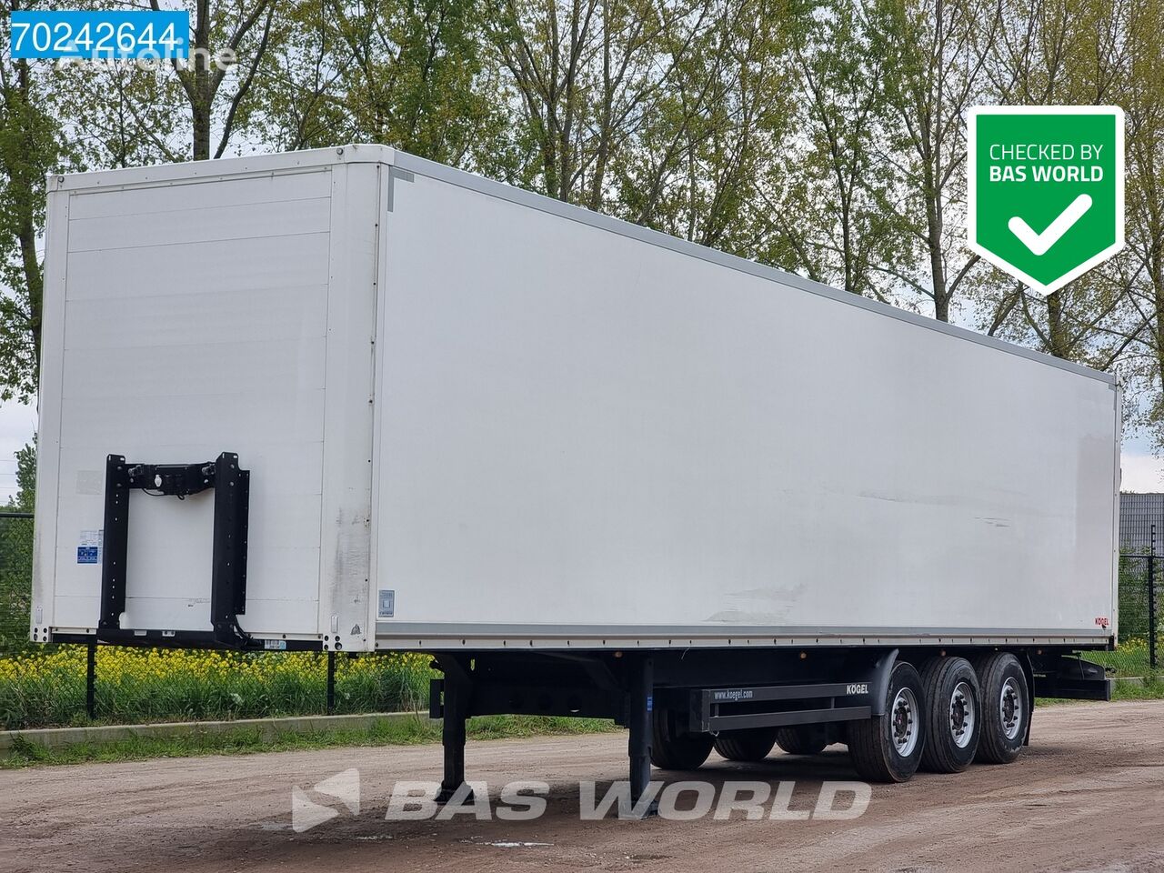 Kögel S24-3 NL-Trailer Liftachse closed box semi-trailer