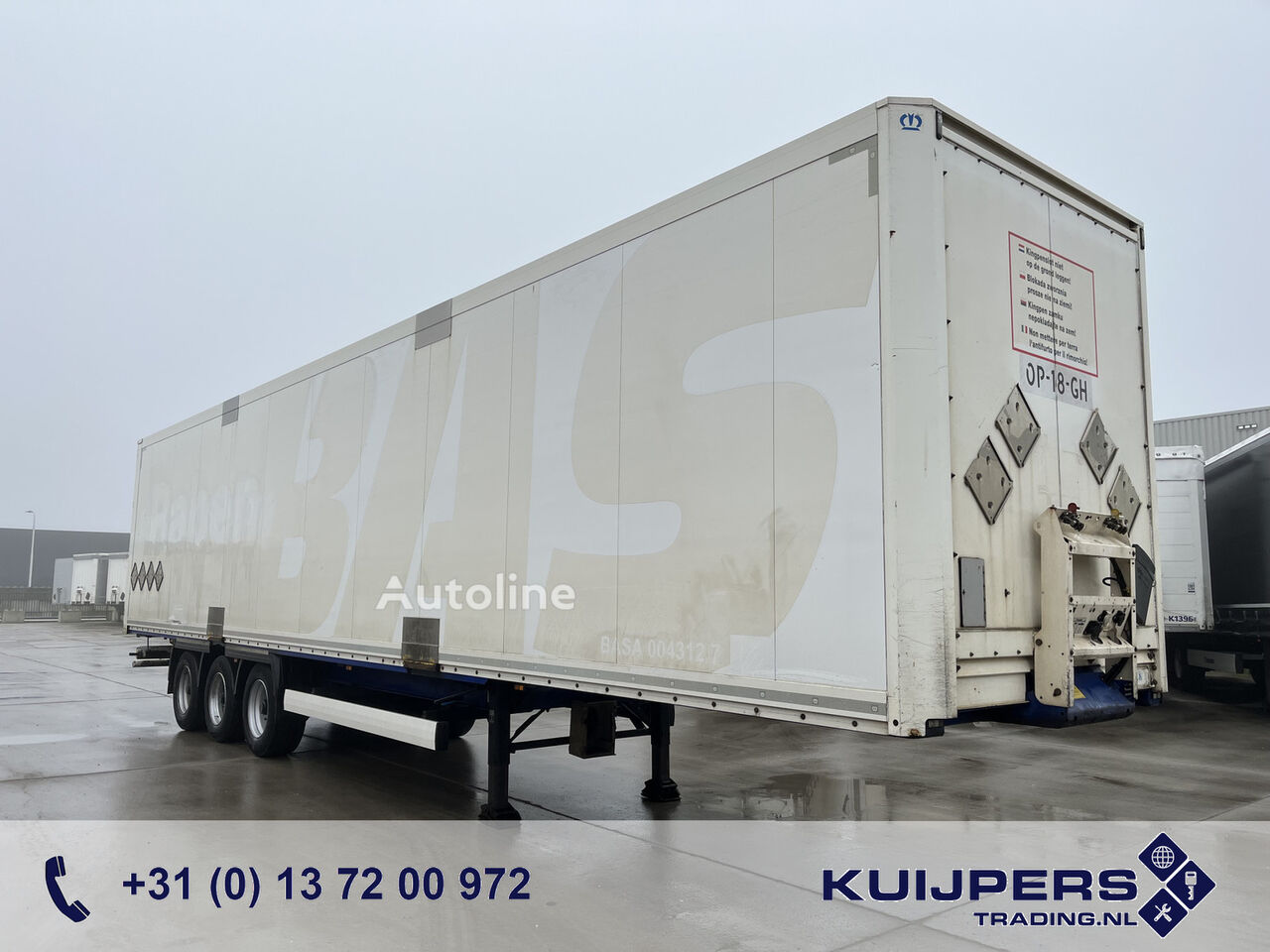 Krone DryLiner / Box / Huckepack furgon poluprikolica