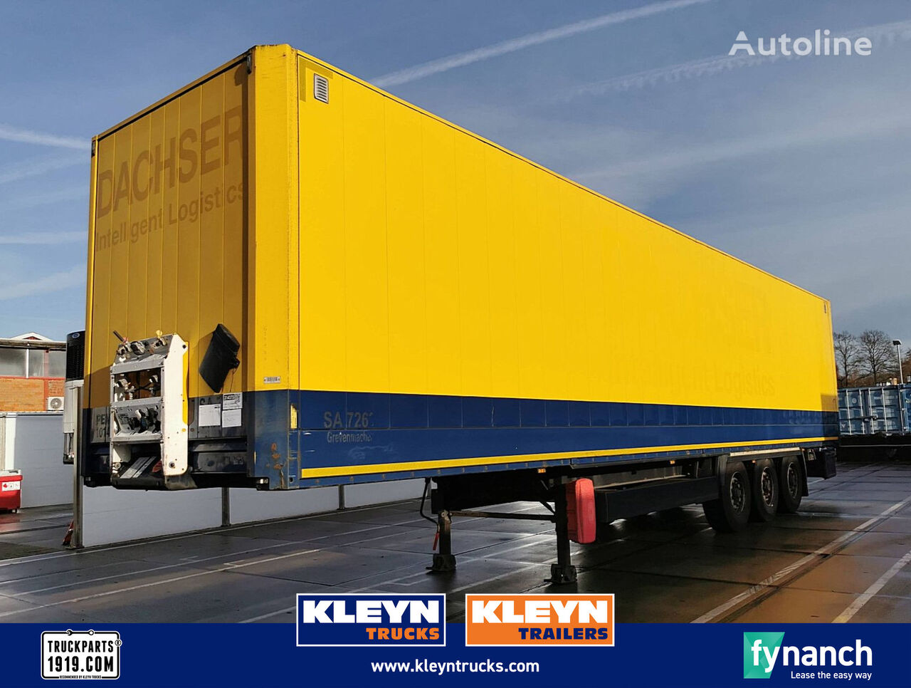 Krone SD KLEIDERKOFFER closed box semi-trailer