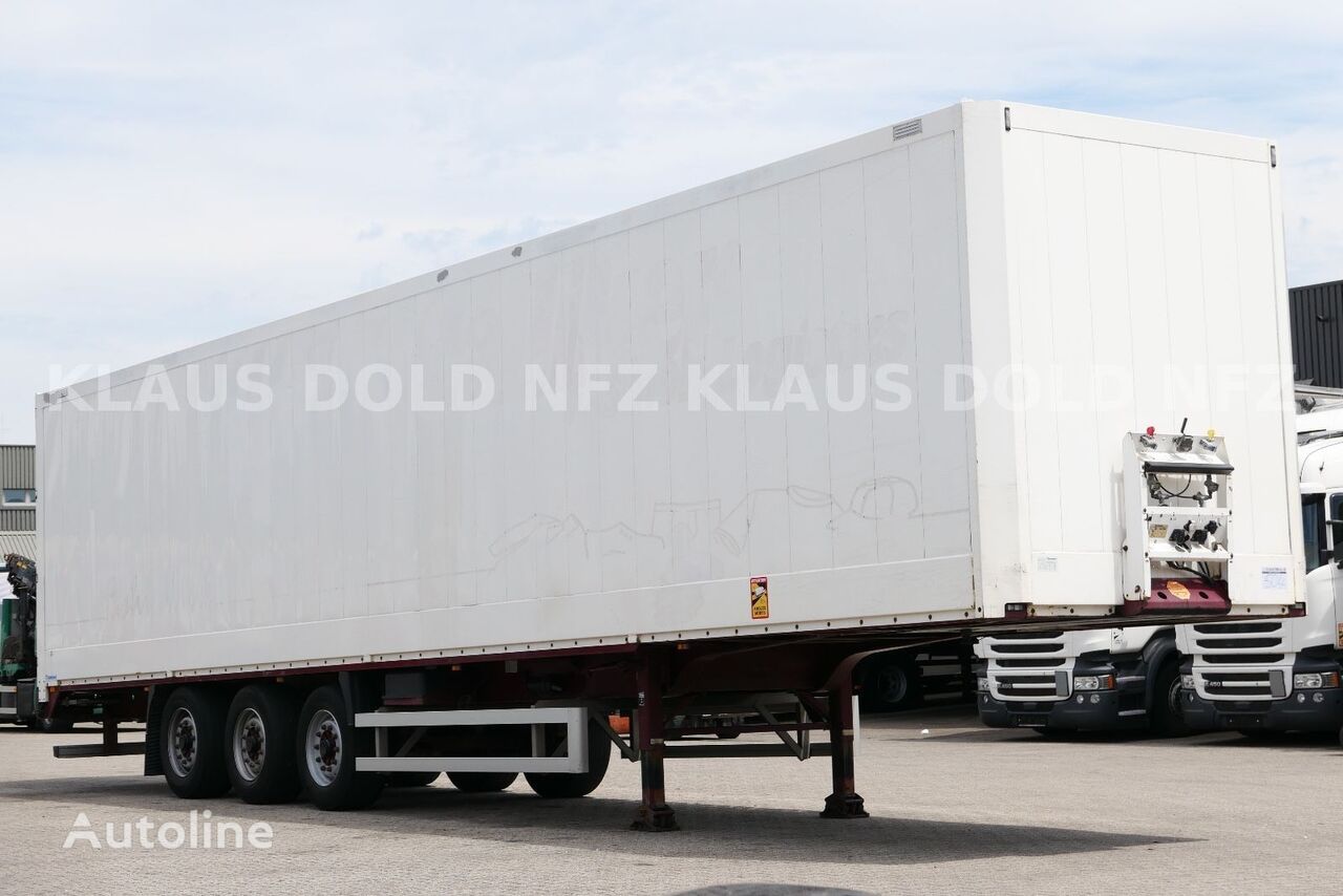 Krone SD27 Kleide Koffer92m³ Scheibenbremsen Liftachse closed box semi-trailer