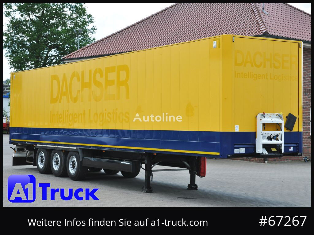 Krone SDK 27 closed box semi-trailer