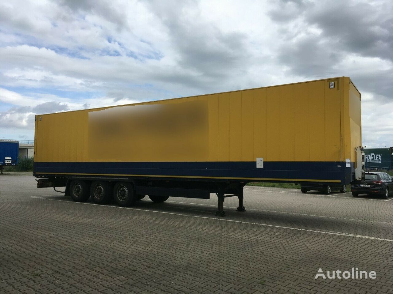 Krone SDK 27 eLB4-STG closed box semi-trailer