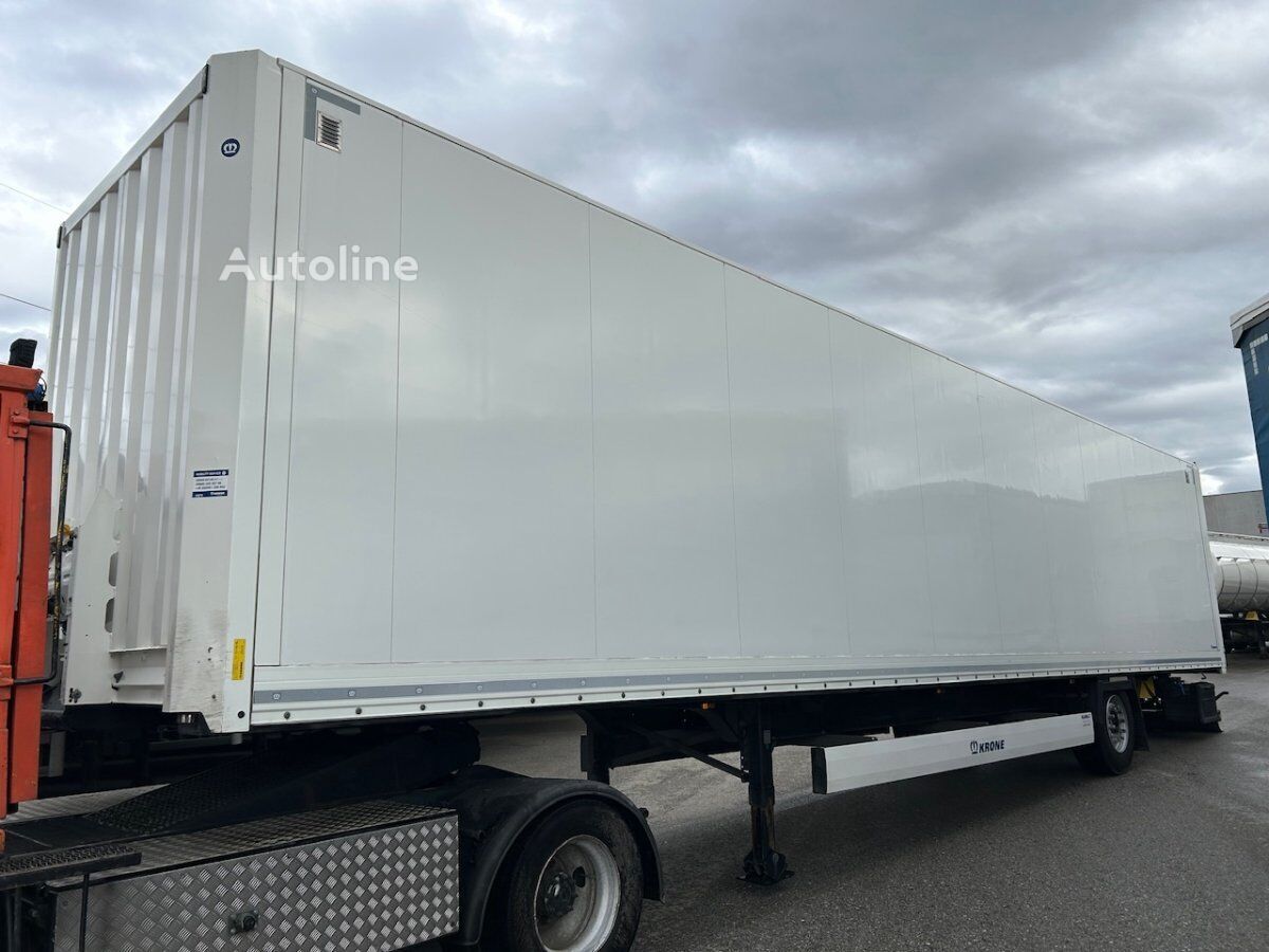 Krone SE/DA03  DryLiner 1-Achs Kofferauflieger, Doppelstock, Heckabstü closed box semi-trailer - Autoline