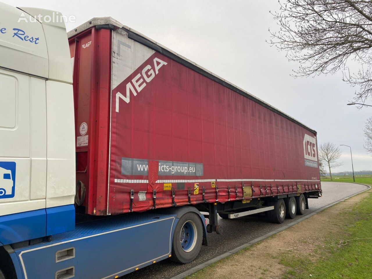 LAG O-3-GT 51 closed box semi-trailer