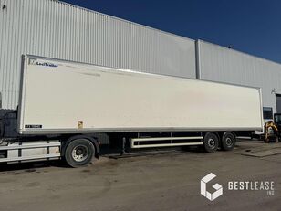 damaged LeciTrailer 2 ESSIEUX closed box semi-trailer