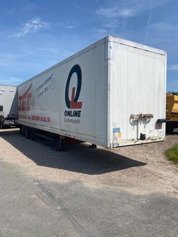 Schmitz Cargobull 3 asser luchtvering closed box semi-trailer - Autoline