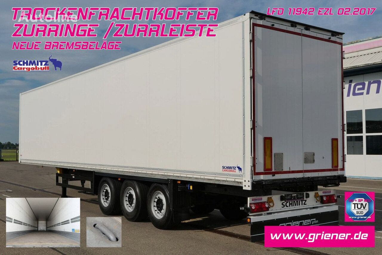 semi-trailer dengan box tertutup Schmitz Cargobull SKO 24/ ZURRLEISTE /ZURRINGE / LASI 12642 XL