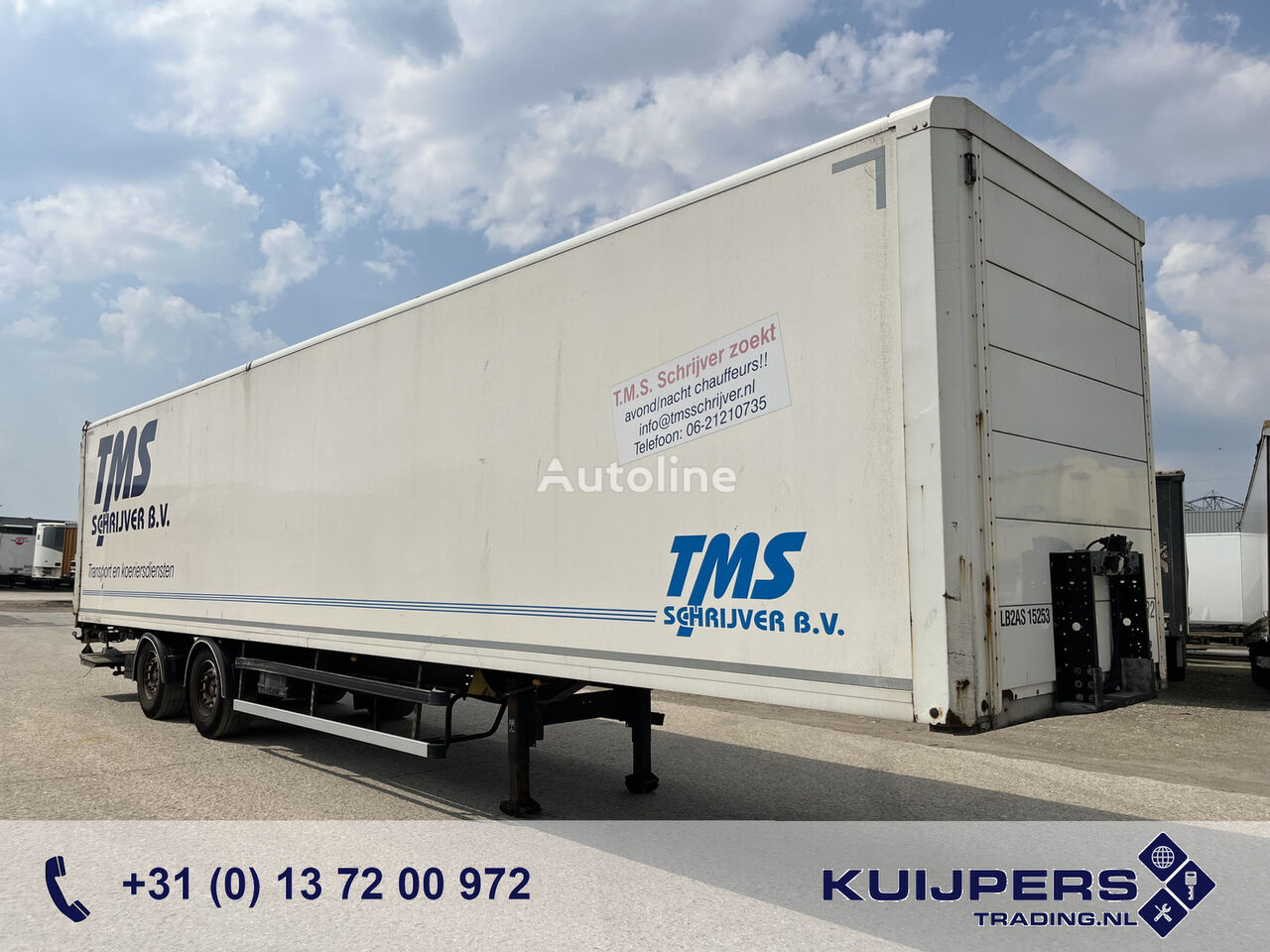 System Trailers LPRS 18 / Box Trailer semirremolque furgón