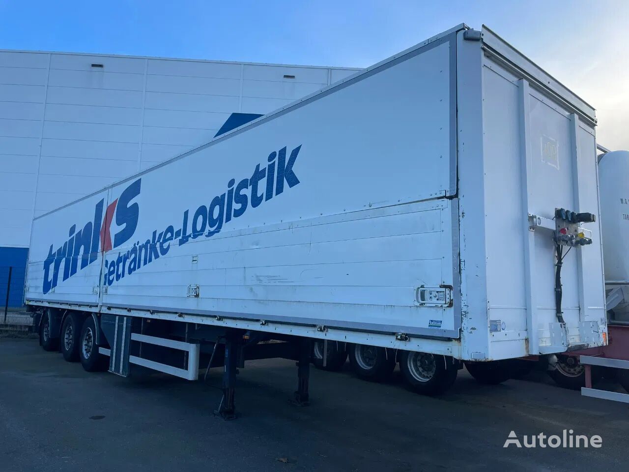 System Trailers Trailer Gedranke trailer whit valves steuerachse heckklappe 2500 slutet semitrailer