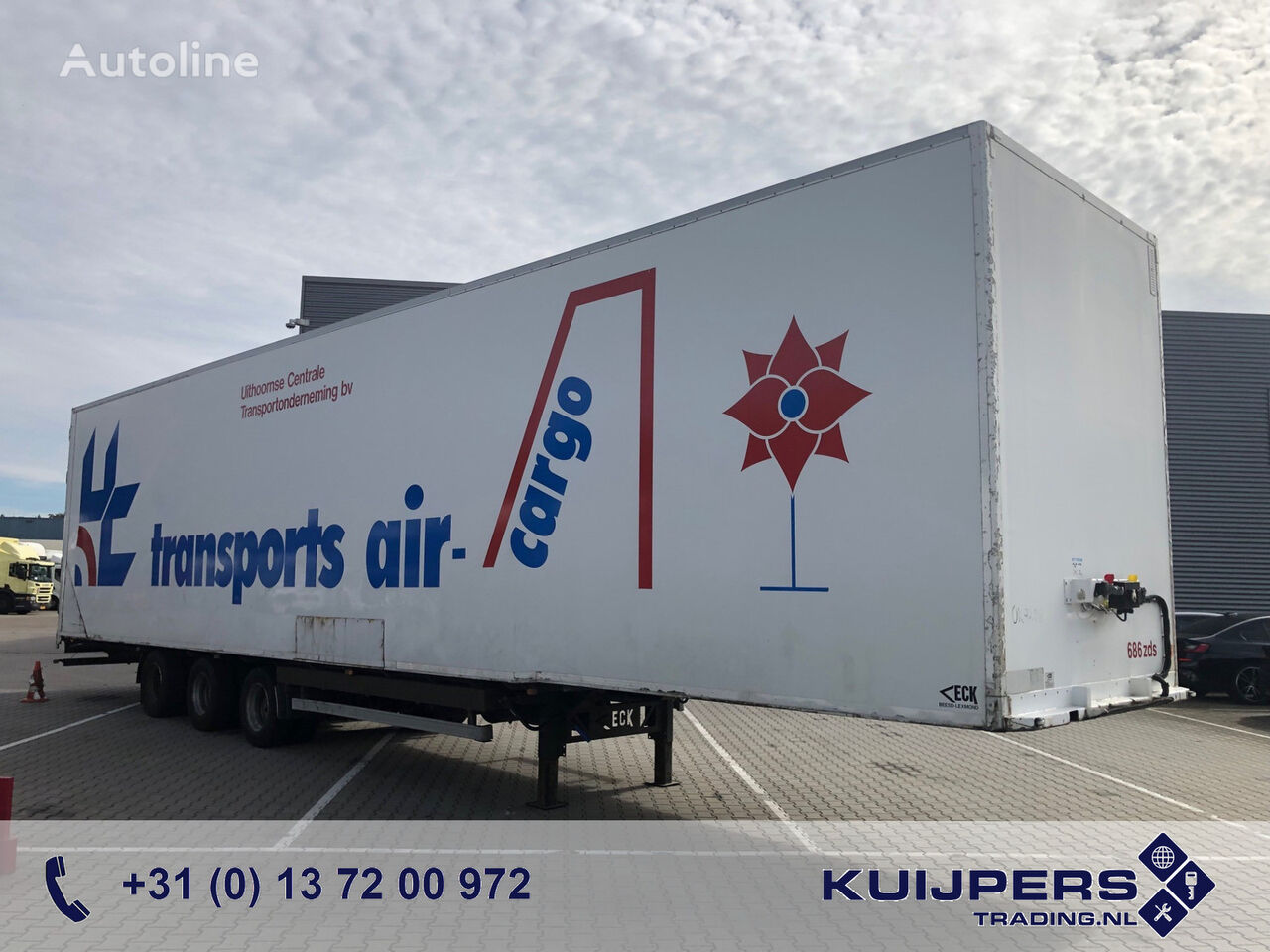 полуприцеп фургон Van Eck PT-3LNN Air Cargo / Roller bed / Mega