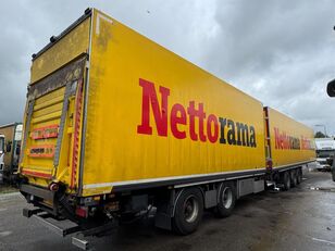 semi-remorque fourgon Van Eck UT-3BI LZV 3 AXLE BPW - LAST AXLE STEERING + VAN ECK TRAILER 2 A