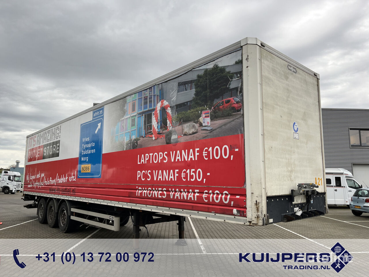 Van Hool 3B2014 / Box Trailer Kofferauflieger