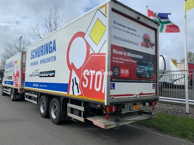 Fruehauf Middenas aanhangwagen BPW Doorlaadsysteem type A2-218A bakwagen aanhanger