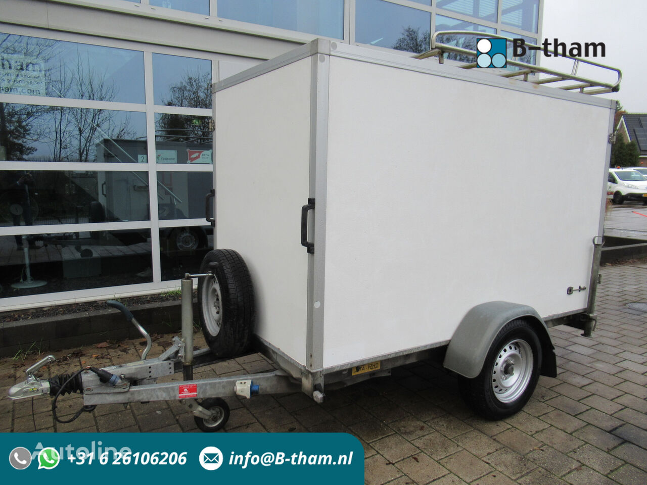 Hapert EA R + Osmoworks 1000L Telewash Gesloten aanhanger closed box trailer