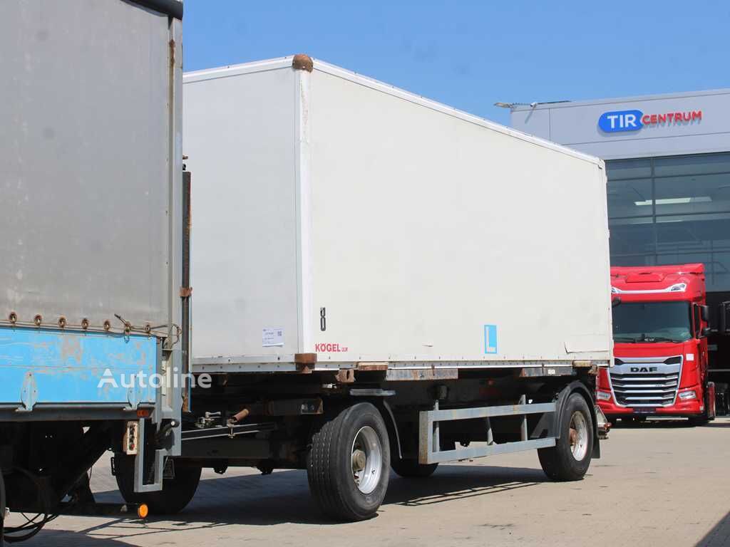 Přívěs furgon Kögel AWE 18, STEERING AXLE - Autoline