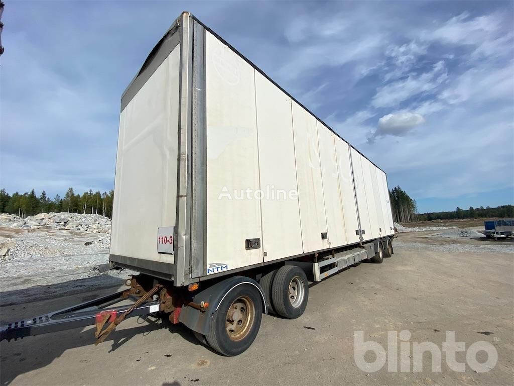 NTM UTP-39L-4 closed box trailer