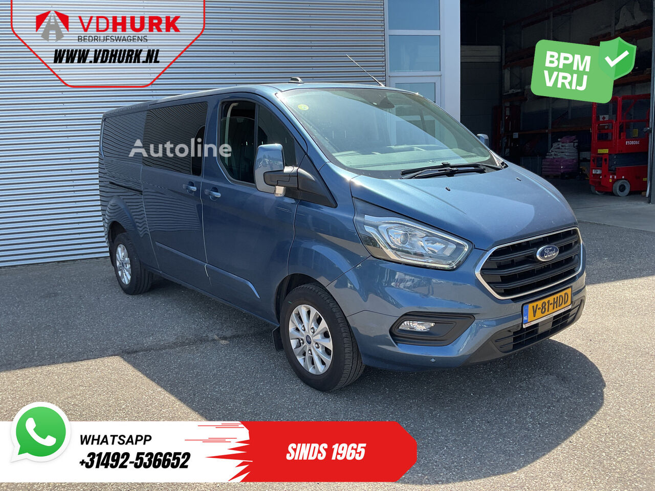 Ford Transit Custom 2.0 TDCI 170 pk Aut. L2 DC Dubbel Cabine 2xSchuif コンビバン - Autoline