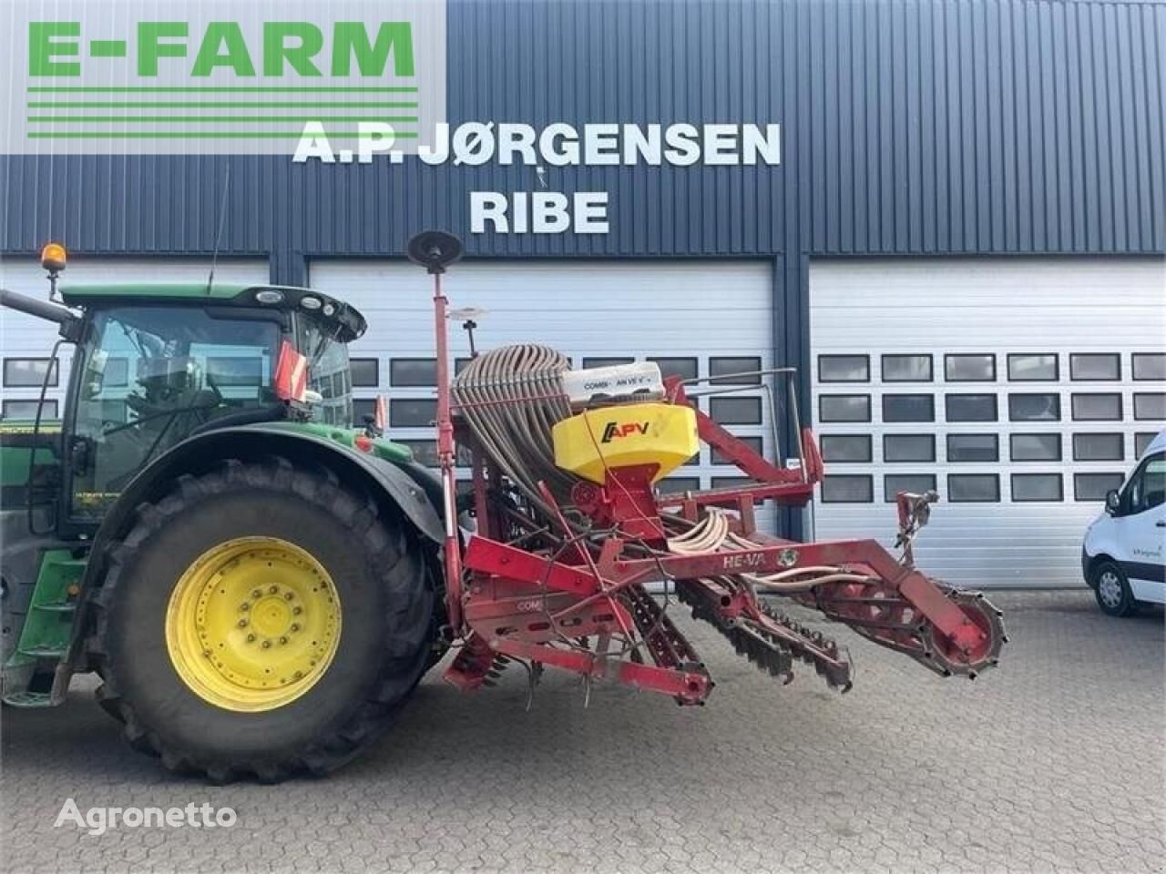 combi-dan venta 4 meter med apv frøudstyr, afhentn combine seed drill