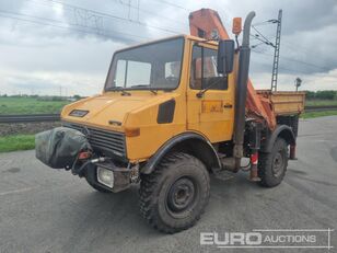 Daimler Benz Unimog, Stabilizer, HIAB 985 AW Crane Unit, Winch UTV