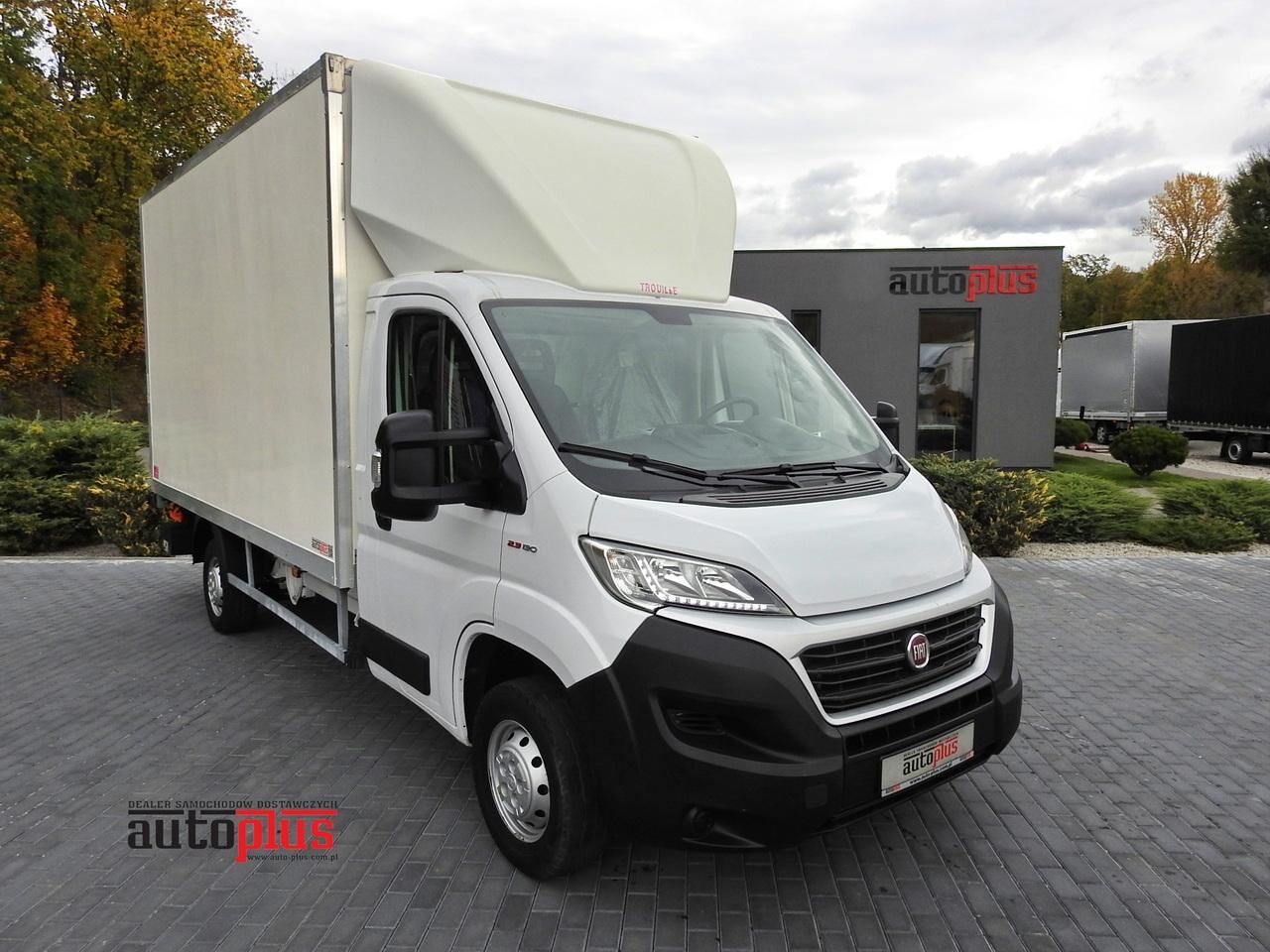 FIAT DUCATO KONTENER WINDA 8 PALET TEMPOMAT NAWIGACJA KLIMATYZACJA LE box truck < 3.5t