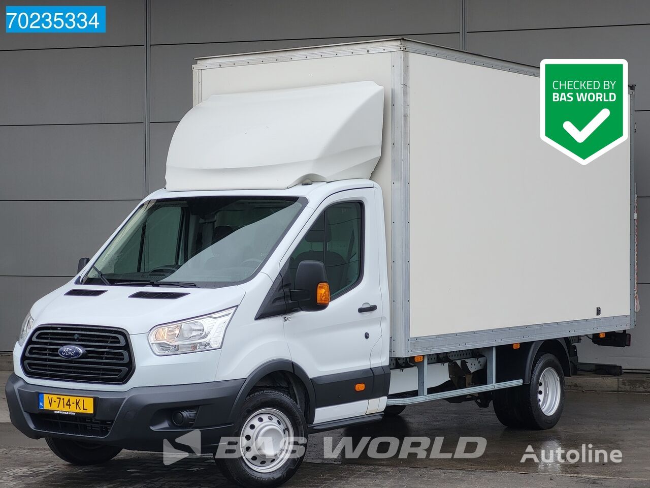 Ford Transit 125pk Dubbellucht Laadklep Bakwagen Airco Meubelbak Koff bakwagen < 3.5t