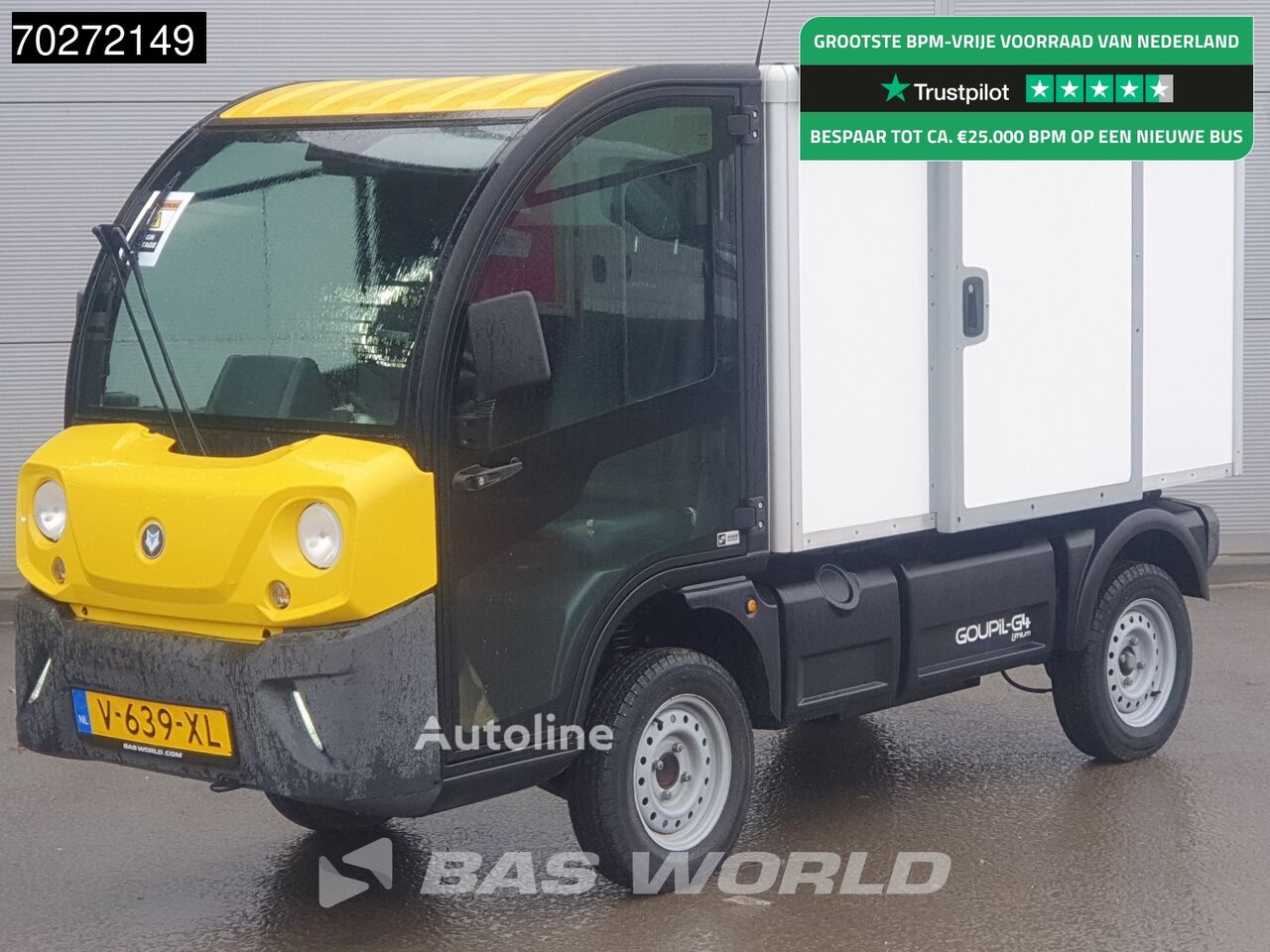 탑차 < 3.5t Goupil G4 100% Elektrisch 1153kg laadvermogen 10kWh WTLP 120km 2m3