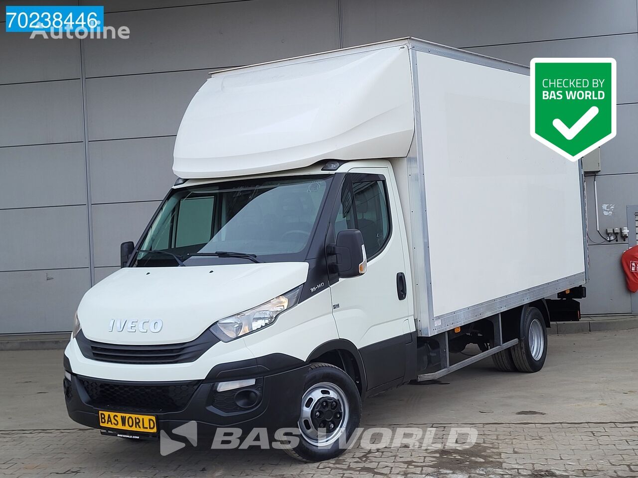 skriňové auto < 3.5t IVECO Daily 35C14 Laadklep Zijdeur Bakwagen Cruise Meubelbak Koffer Cr