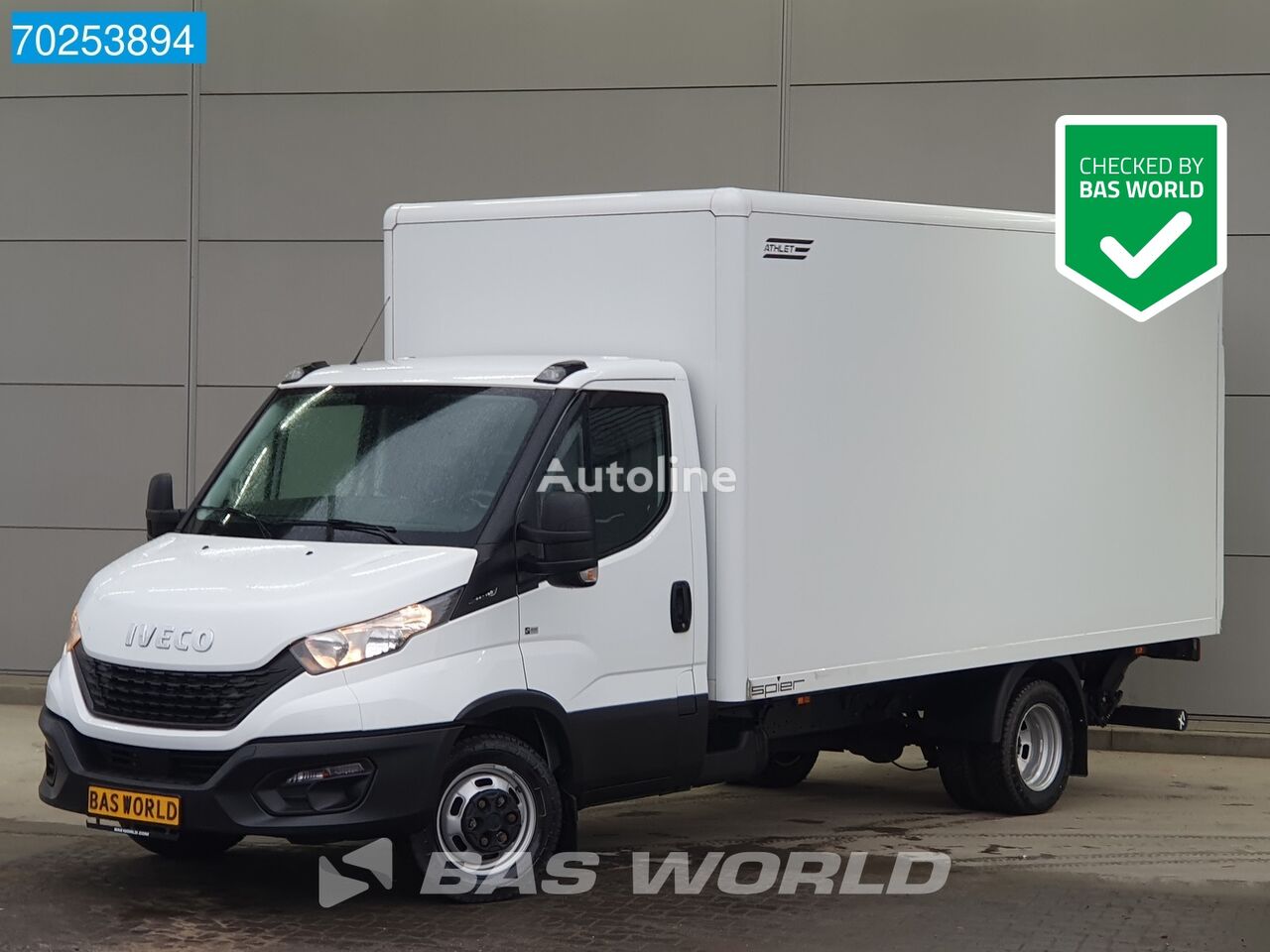 camion fourgon < 3.5t IVECO Daily 35C16 Bakwagen Dubbellucht Laadklep Airco Meubelbak Koffer