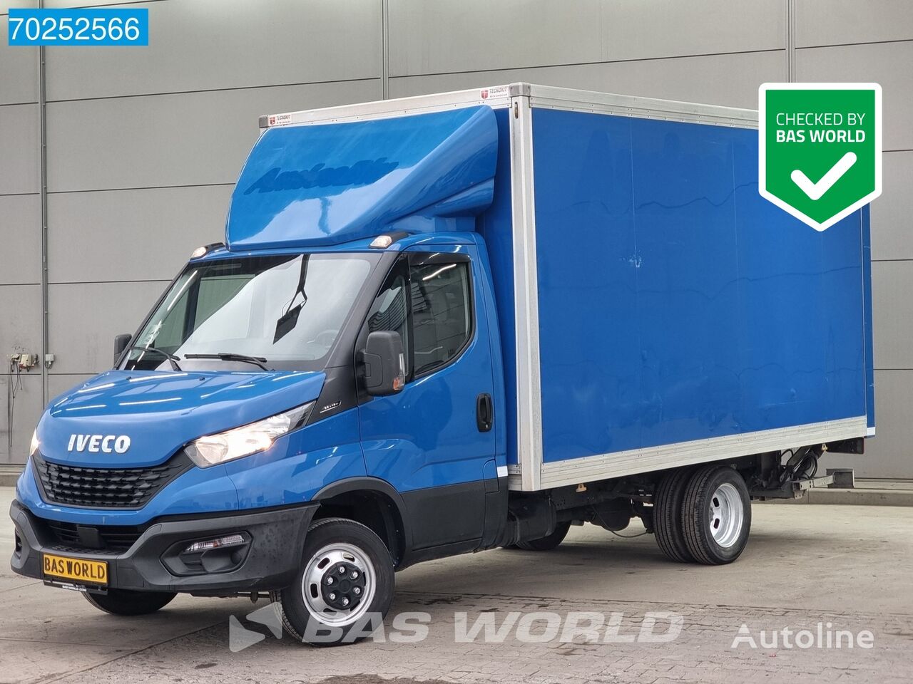 skriňové auto < 3.5t IVECO Daily 35C16 Bakwagen Laadklep Zijdeur Airco Cruise Meubelbak Kof