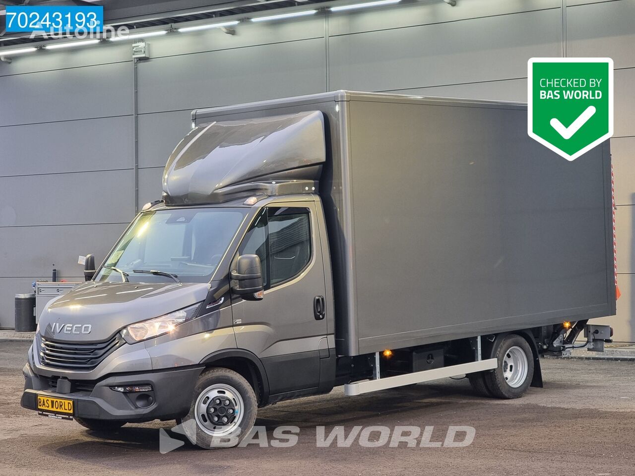 new IVECO Daily 35C18 3.0L Automaat 2025 MODEL 1000kg Laadklep ACC Navi Ai box truck < 3.5t