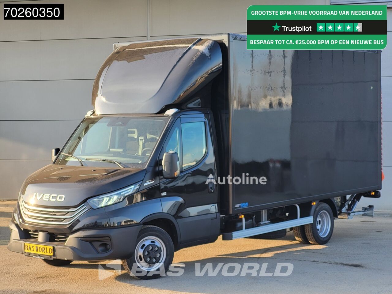 camion fourgon < 3.5t IVECO Daily 35C21 Automaat Dubbellucht Lat om lat Dhollandia laadklep neuf