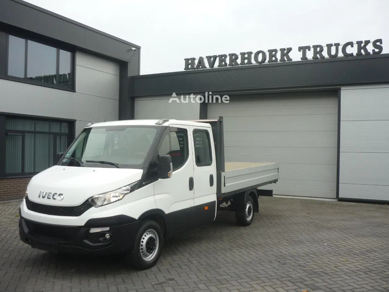 camion fourgon < 3.5t IVECO Daily 35S12 euro 5 Double cabine with open box