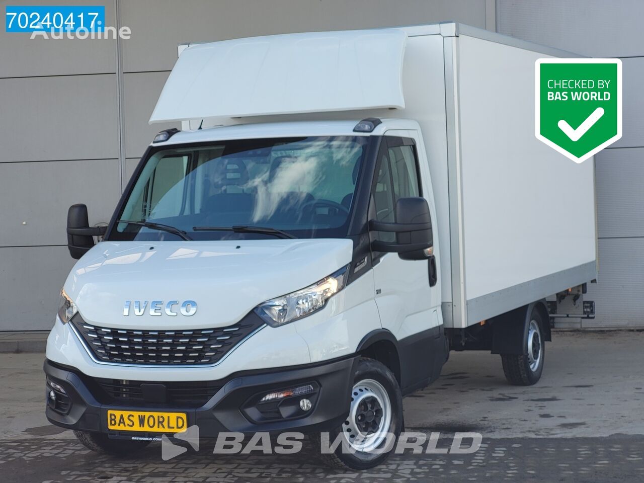 IVECO Daily 35S14 Automaat Laadklep Bakwagen Airco Cruise Camera Stand box truck < 3.5t