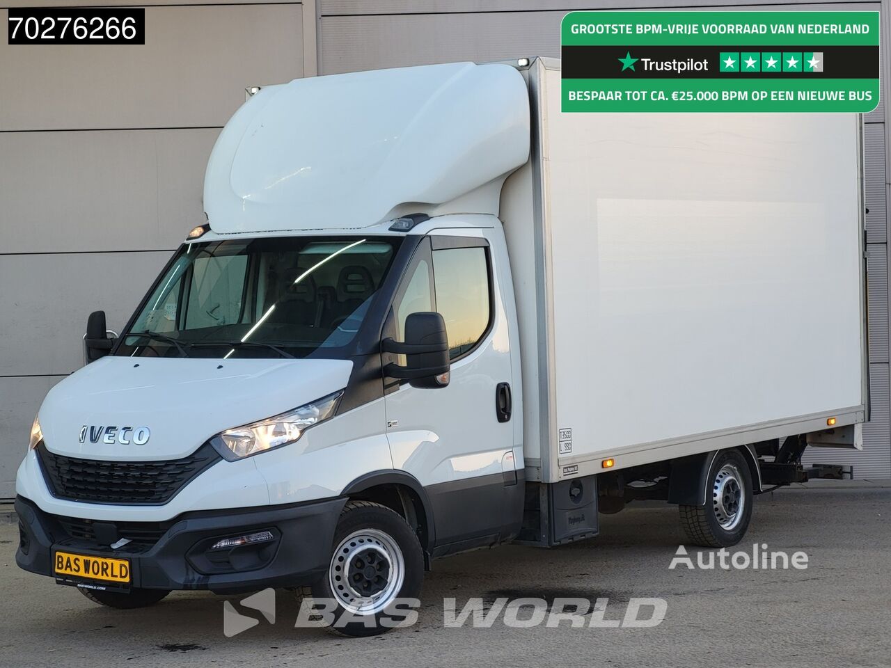 Камион фургон < 3.5т IVECO Daily 35S14 Automaat Laadklep Zijdeur Bakwagen 140PK Airco Cruis - Autoline