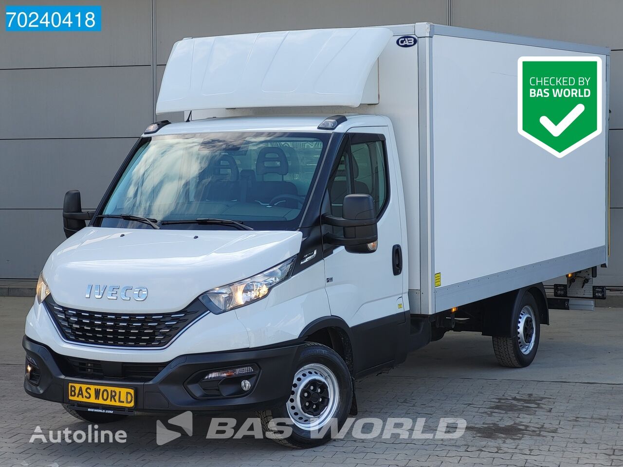 вантажівка фургон < 3.5т IVECO Daily 35S14 Automaat Laadklep Zijdeur Bakwagen Airco Cruise Koff