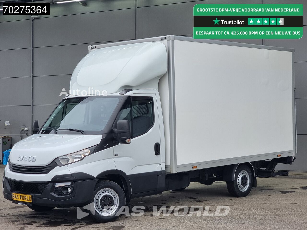 IVECO Daily 35S14 Uniek Bakwagen Laadklep Zijdeur Airco Cruise Meubelb box truck < 3.5t