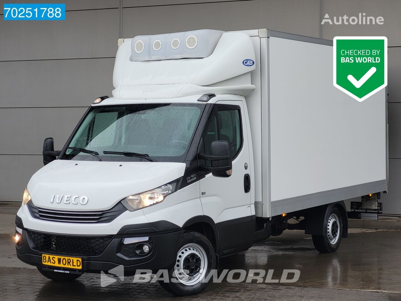 شاحنة مقفلة < 3.5طن IVECO Daily 35S16 Automaat Koelwagen Laadklep Carrier Xarios 350 230V