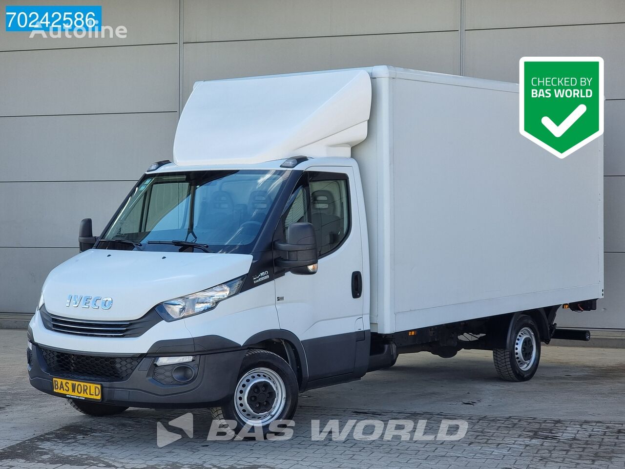 camion fourgon < 3.5t IVECO Daily 35S16 Automaat Laadklep Euro6 Airco Bakwagen Meubelbak Kof