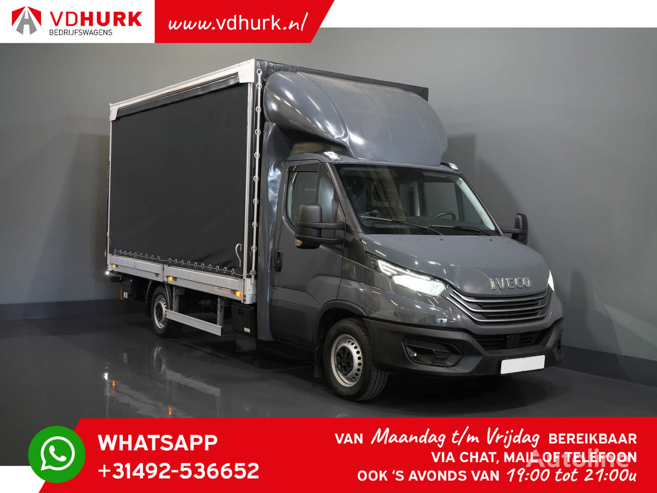 IVECO Daily 35S18 3.0 180 pk Bakwagen 420x220x220/ Meubelbak/ 2x Schui Koffer-LKW < 3.5t