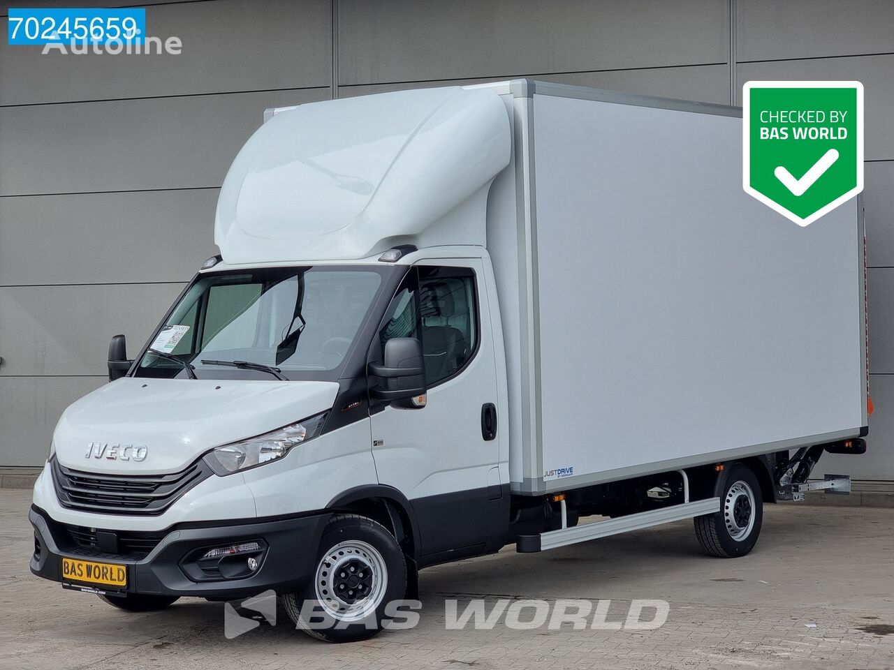 nové skriňové auto < 3.5t IVECO Daily 35S18 3.0L 180PK Dhollandia Laadklep Zijdeur Lat om lat Ba