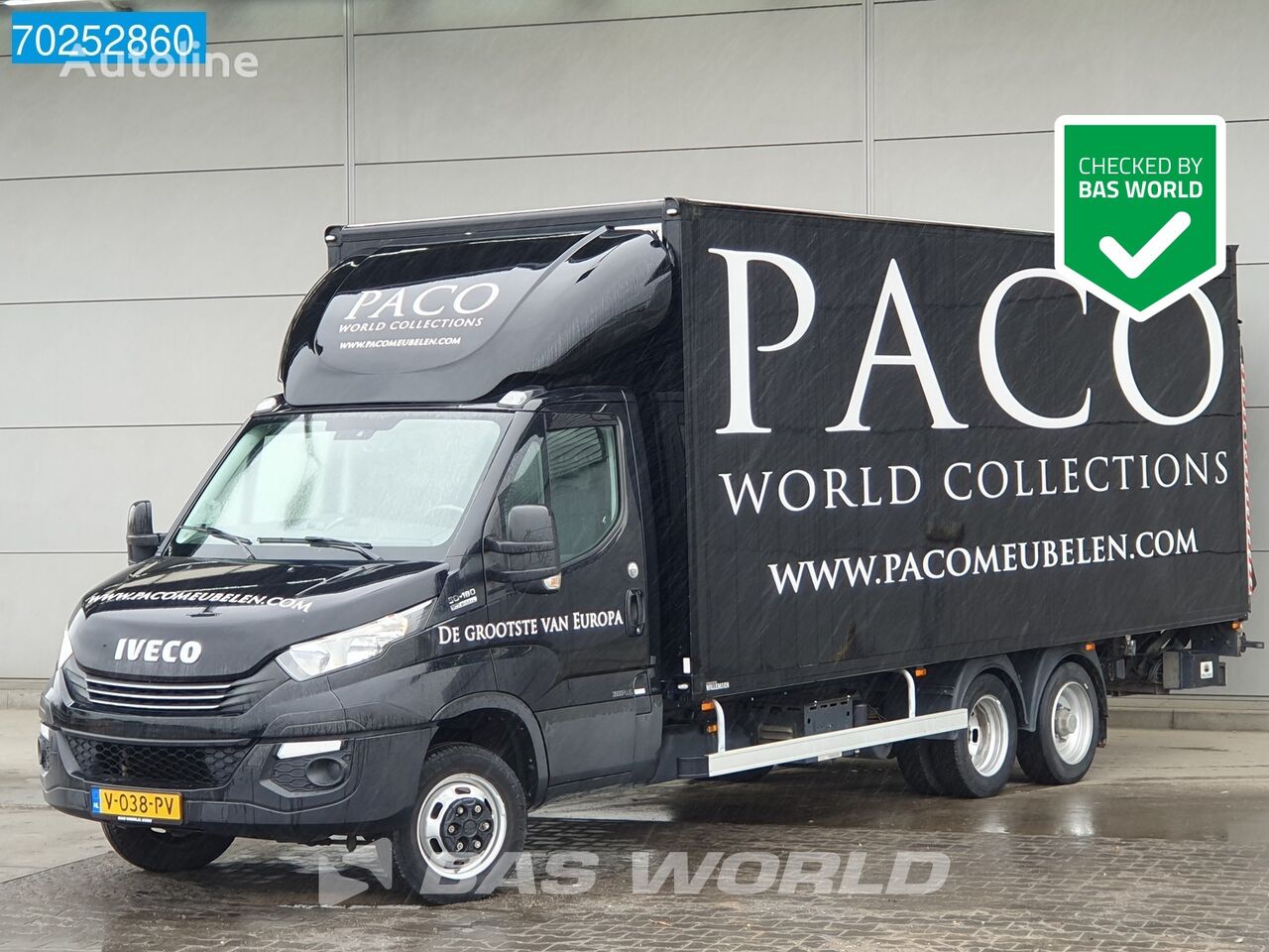 شاحنة مقفلة < 3.5طن IVECO Daily 50C18 Automaat BE Combi 3500Plus 2600kg laadvermogen Trekk