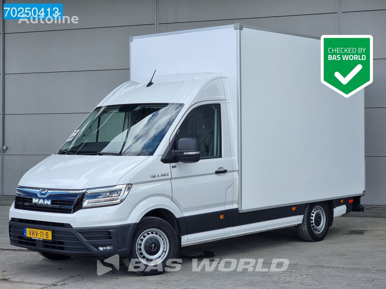 ciężarówka furgon < 3.5t MAN ETGE 3.140 100% Elektrisch Automaat Bakwagen Navi Airco Cruise M